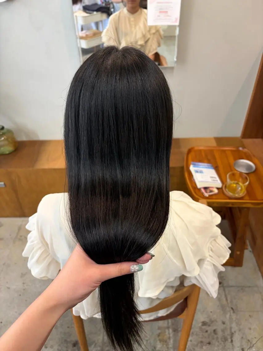 ロング カラー ヘアカラー トリートメント 透明感カラー/名古屋 /栄/木下奈々望のヘアスタイル