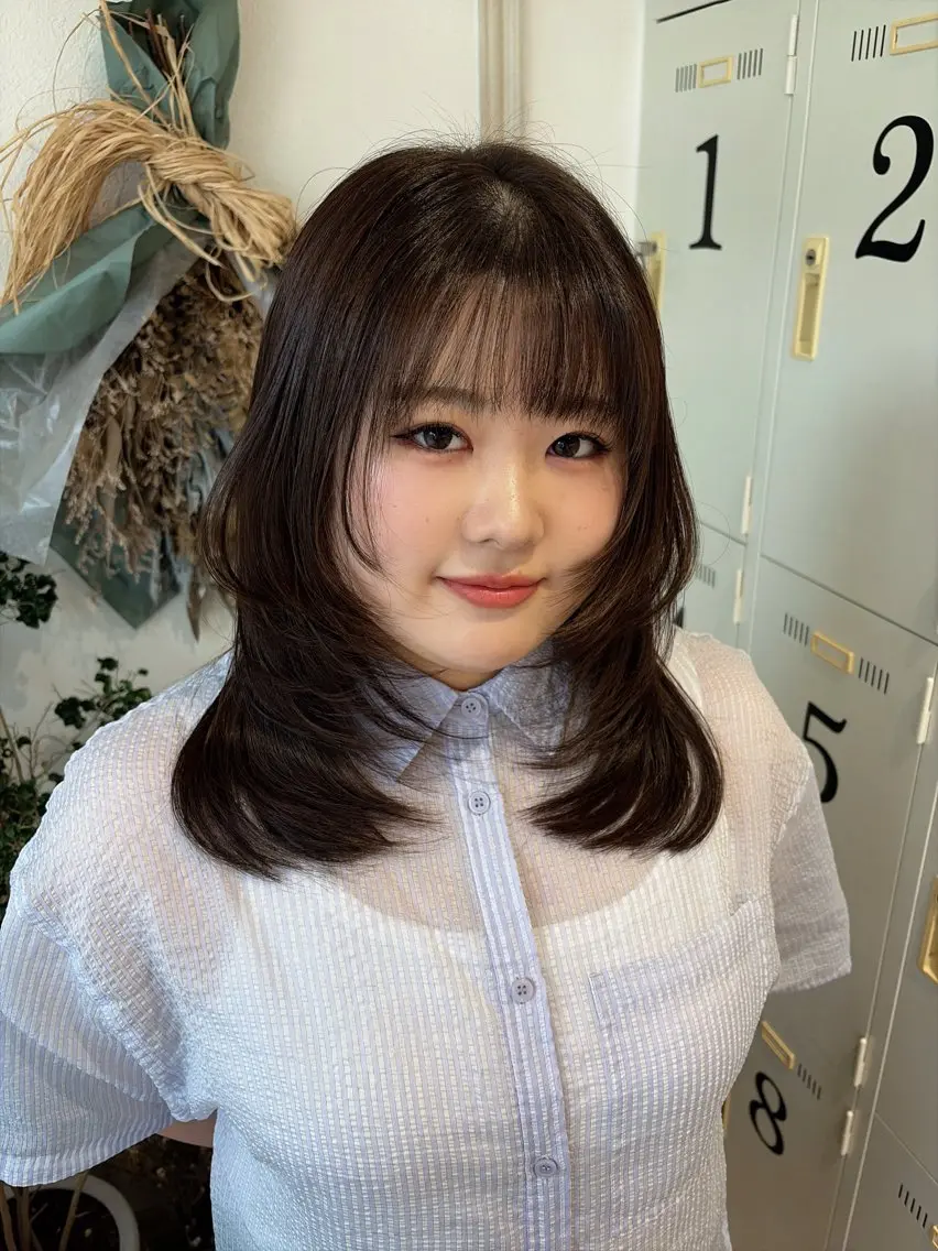 ミディアム カラー カット ヘアカラー トリートメント merc.🎀 せのおのヘアスタイル