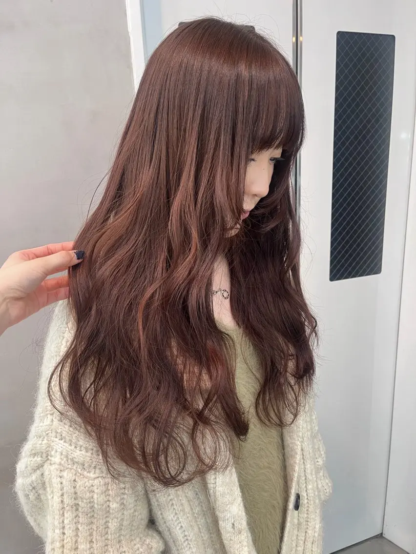 ロング カラー ヘアカラー トリートメント 🍬カラー特化🍬 Kirari🪄のヘアスタイル