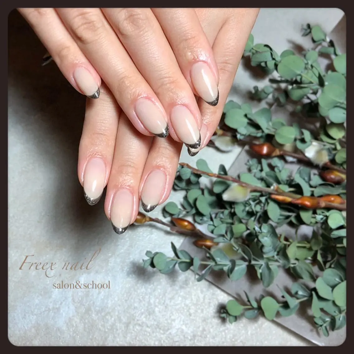 ネイル フレンチネイル freex nail /ニュアンス/個性派のネイルデザイン