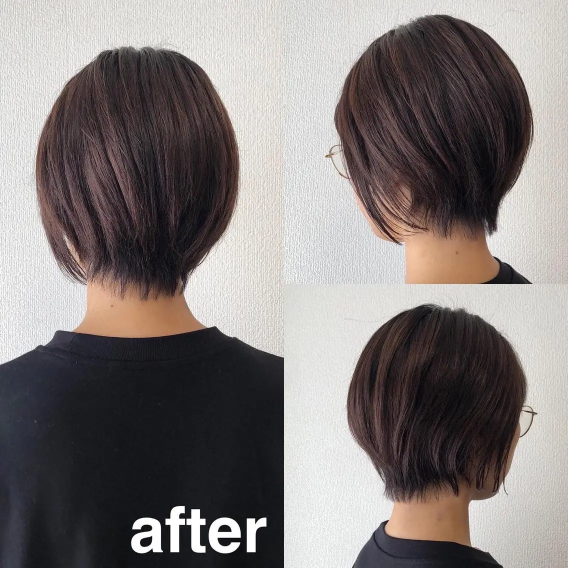 ショート ツノガイ エリのヘアスタイル