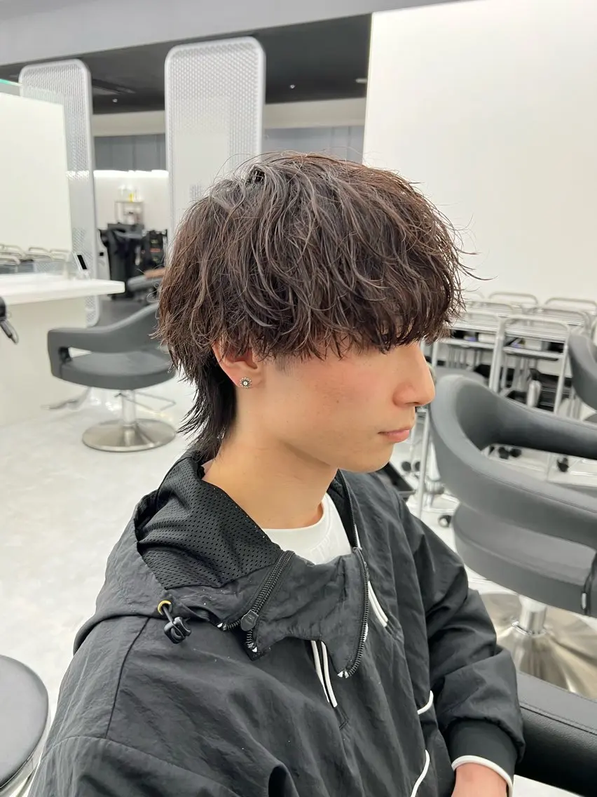 🖤今流行り❗️メンズシャドウパーマ🖤炭酸スパ、ヘッドスパ付き🫧🫧の写真