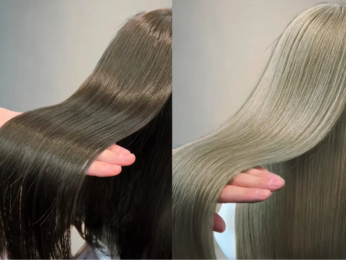 ロング カラー 《髪質改善 UN BLEACH》のヘアスタイル