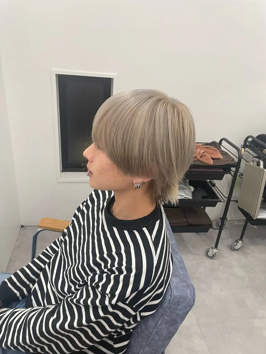 メンズ限定‼️トリプルカラー(ダブルブリーチ+ワンカラー)の写真