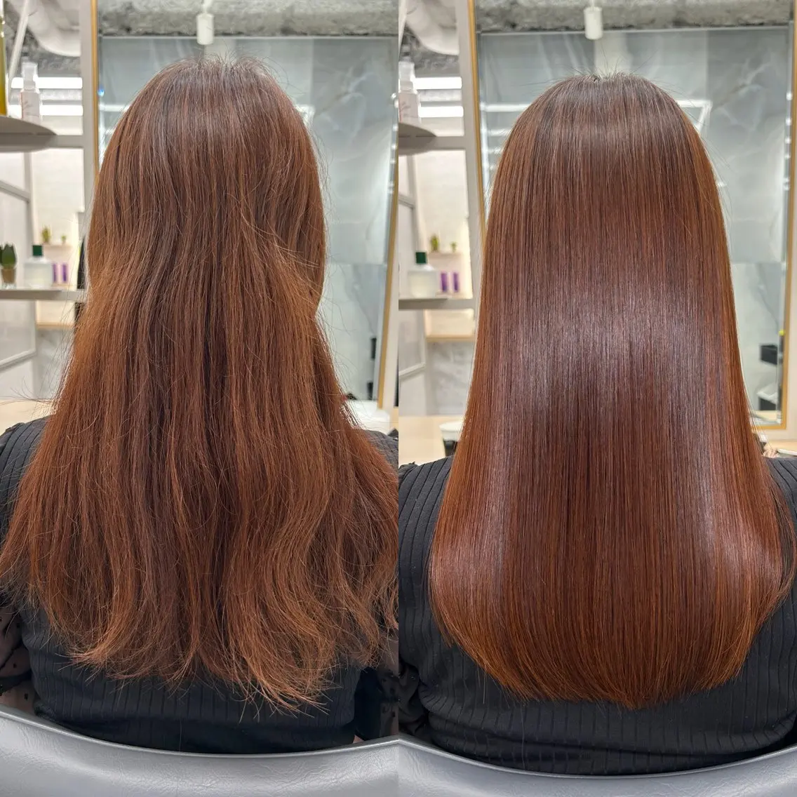 ロング カット ヘアカラー トリートメント ★目黒★/ 髪質改善/美髪矯正のヘアスタイル
