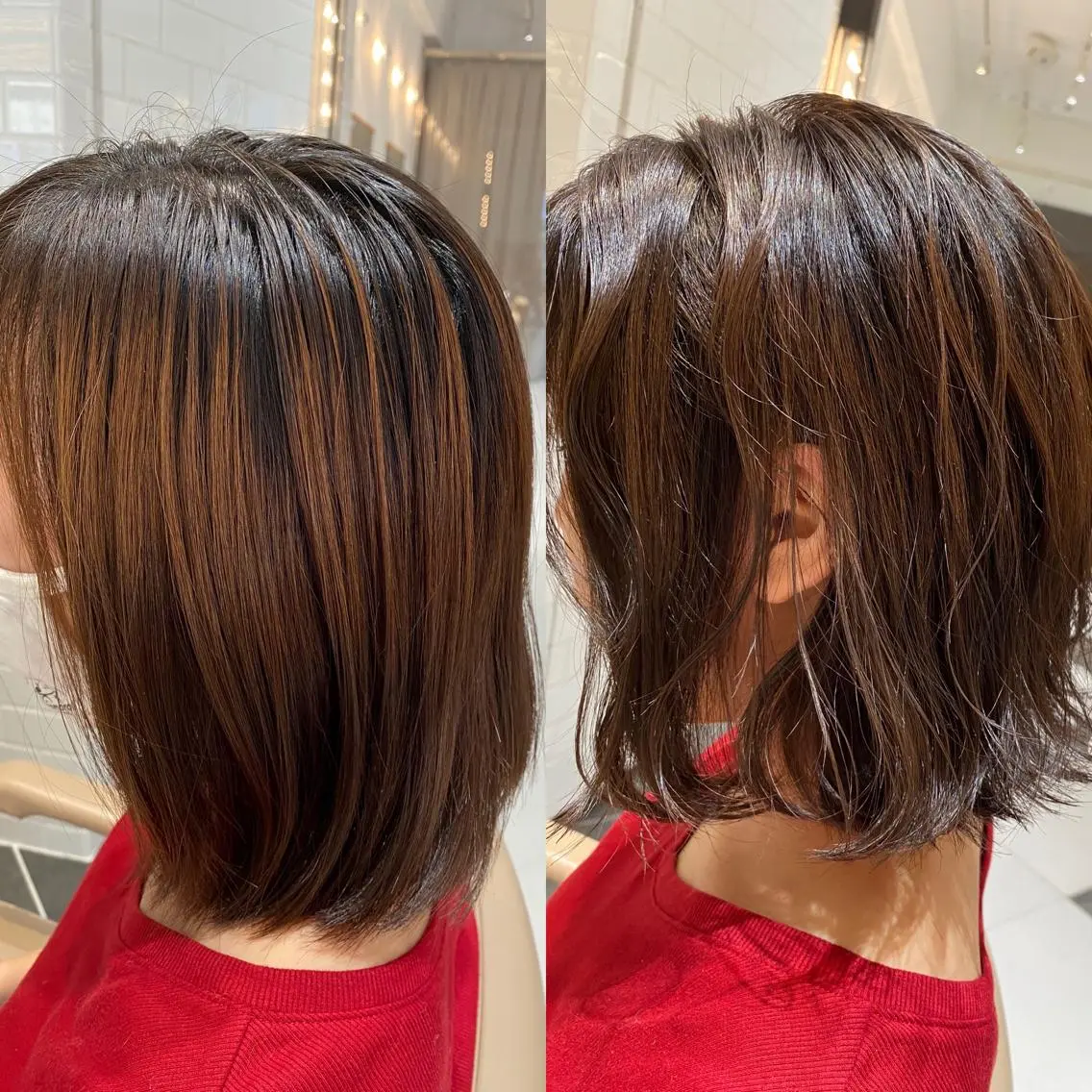 ミディアム カラー ベージュカラー ブラウンカラー 谷合 貴志のヘアスタイル