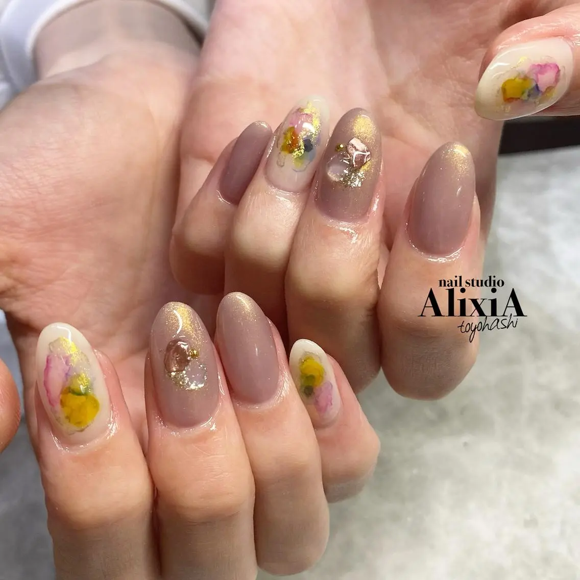ネイル ハンドネイル AlixiA ゆみのネイルデザイン
