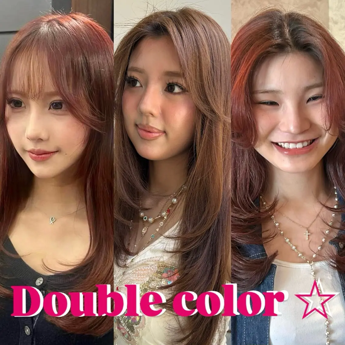 ロング カラー カット ヘアカラー トリートメント 🍒ハイレイヤー🍒 海外ヘア🍒Momoのヘアスタイル