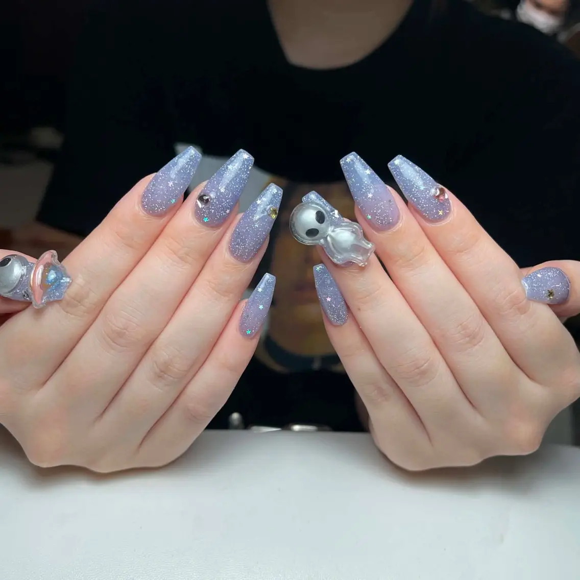 ネイル アートネイル 韓国ネイル 持ち込み ワンホンネイル ハンドネイル Lenie Nail Salonのネイルデザイン