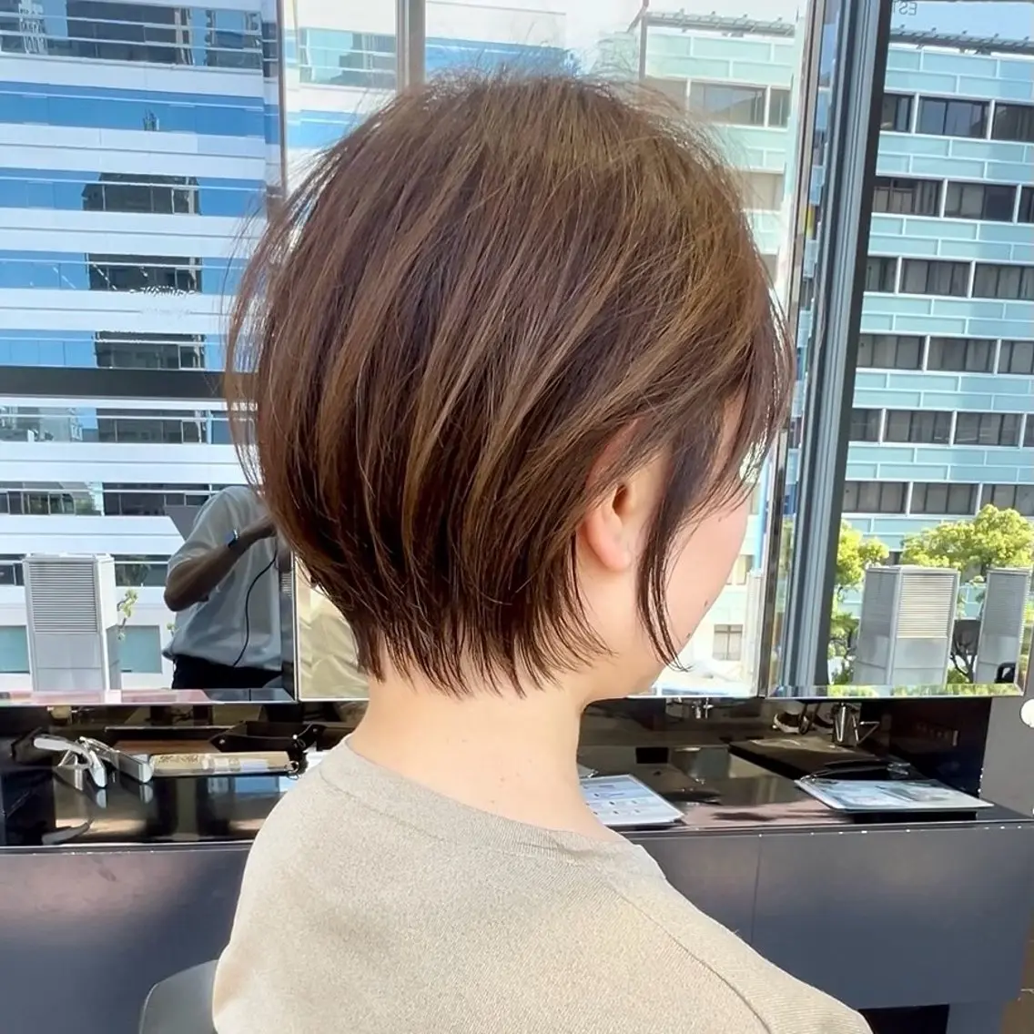 ショート ショート上手い人/ 銀座/なかじのヘアスタイル