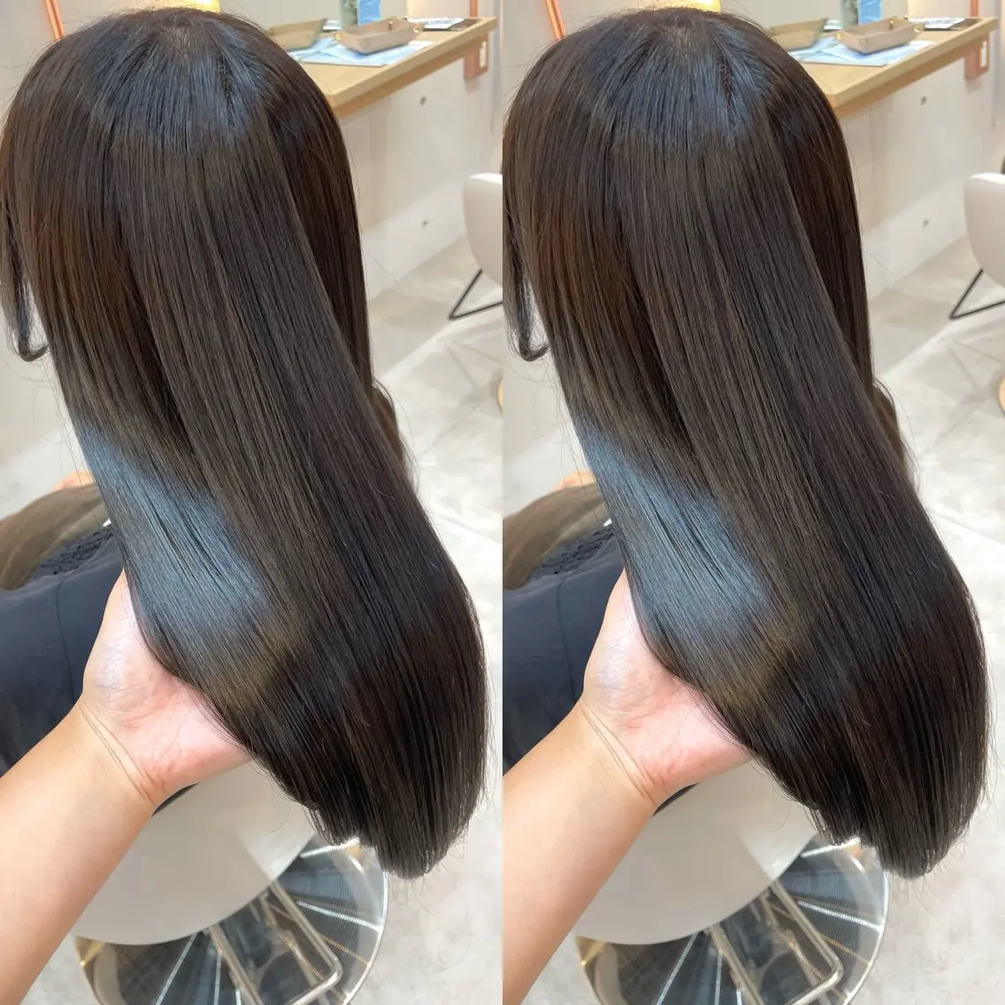 ロング カラー カット ヘアカラー トリートメント ヘアセット ブリーチ無しダブル カラー🦕まどかのヘアスタイル