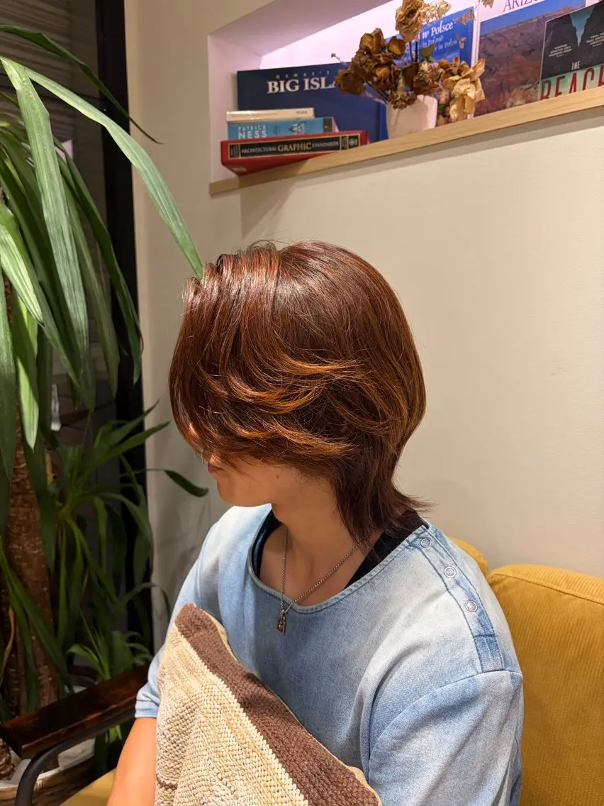 カラー メンズ ヘアカラー 神田 有惟のヘアスタイル