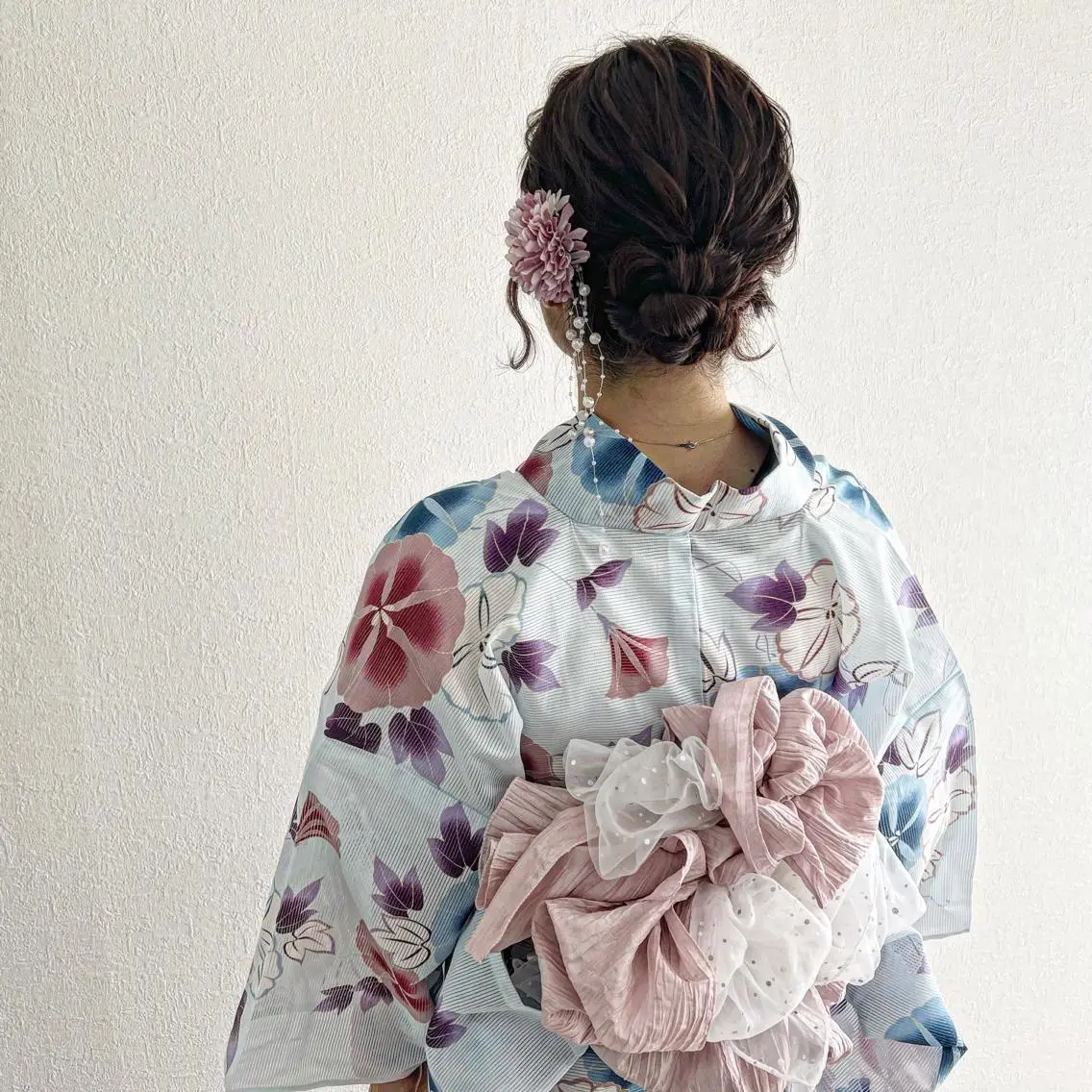 ヘアアレンジ 浴衣 麻優 ヘアセットのヘアスタイル
