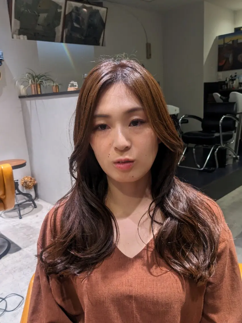 ロング over two 藤が丘のヘアスタイル