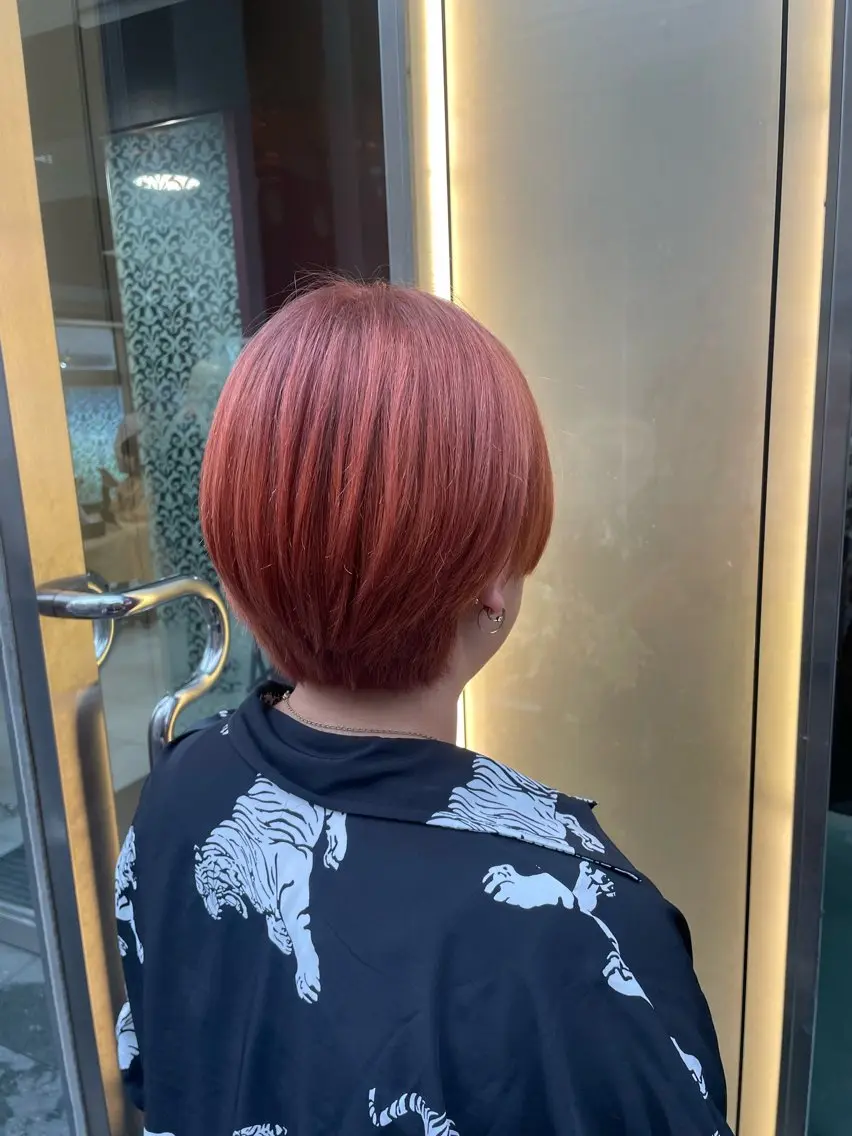 ショート ヘアカラー 量産ヘアセット/ ヘアメAyakaのヘアスタイル