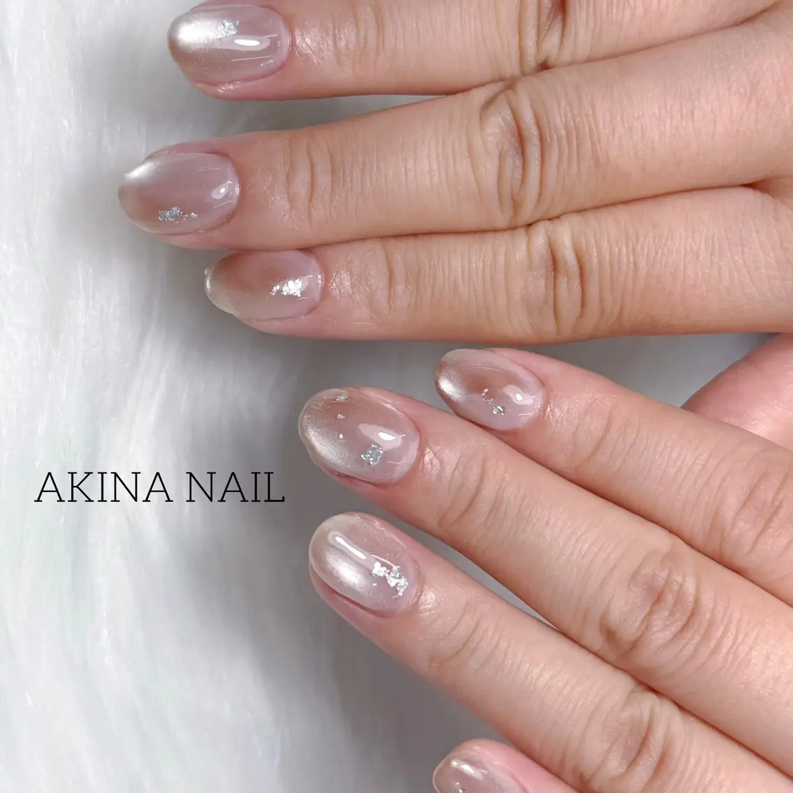 ミディアム ハンドネイル Akina Nail 亀戸のネイルデザイン
