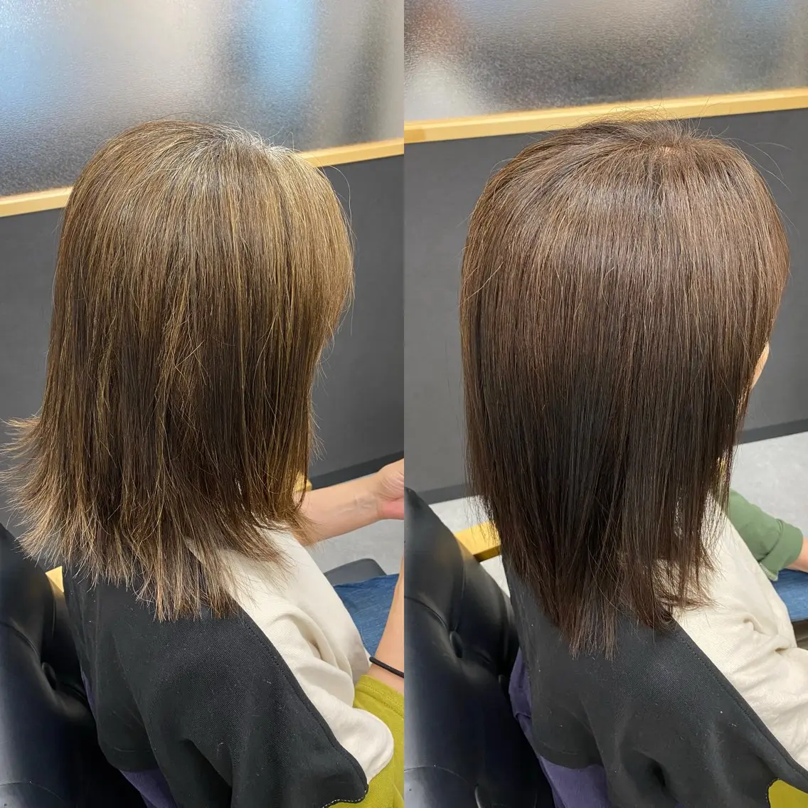 セミロング カラー 髪質改善 カット ヘアカラー トリートメント 【宮崎/髪質改善 カラー】山本 海輝のヘアスタイル