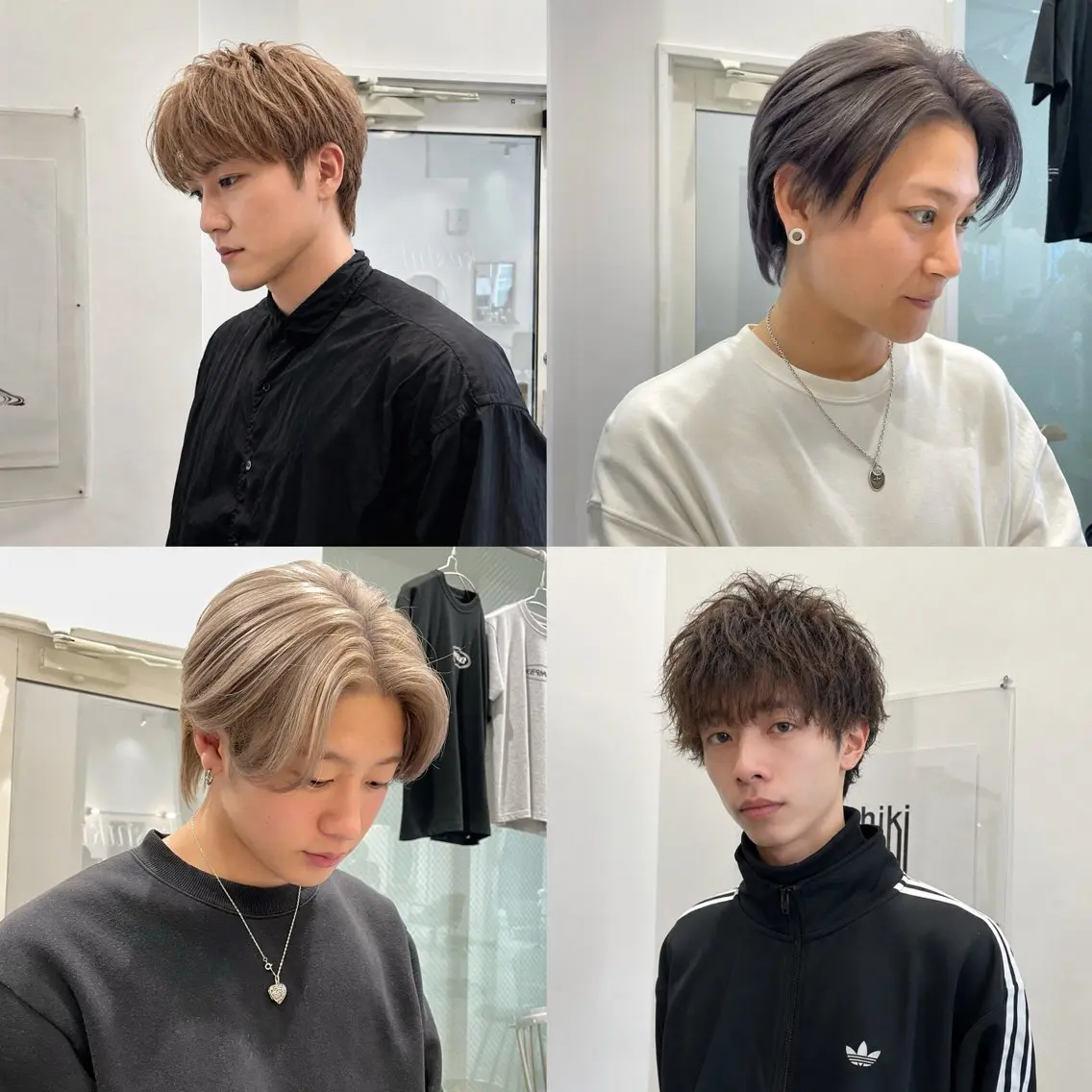ショート パーマ メンズ カット パーマ KAZU/レイヤー レイヤー/ハイトーンのヘアスタイル