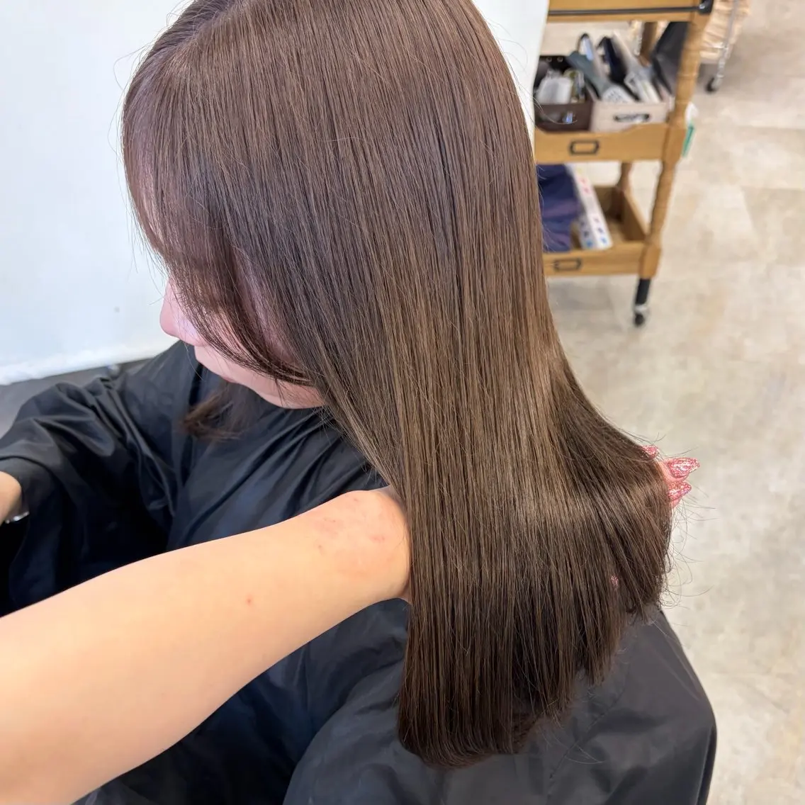 セミロング カラー ヘアカラー トリートメント otoha✳︎ くすみ艶カラーのヘアスタイル