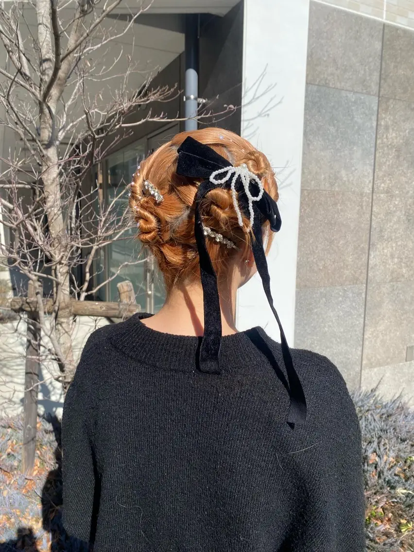 カラー ヘアセット RISAKO レイヤーカット🎀のヘアスタイル