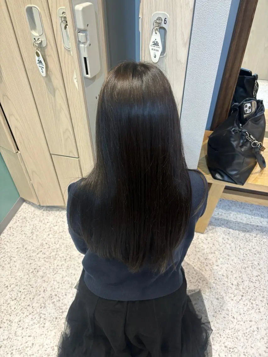 ロング ヘアカラー セト ナツミのヘアスタイル