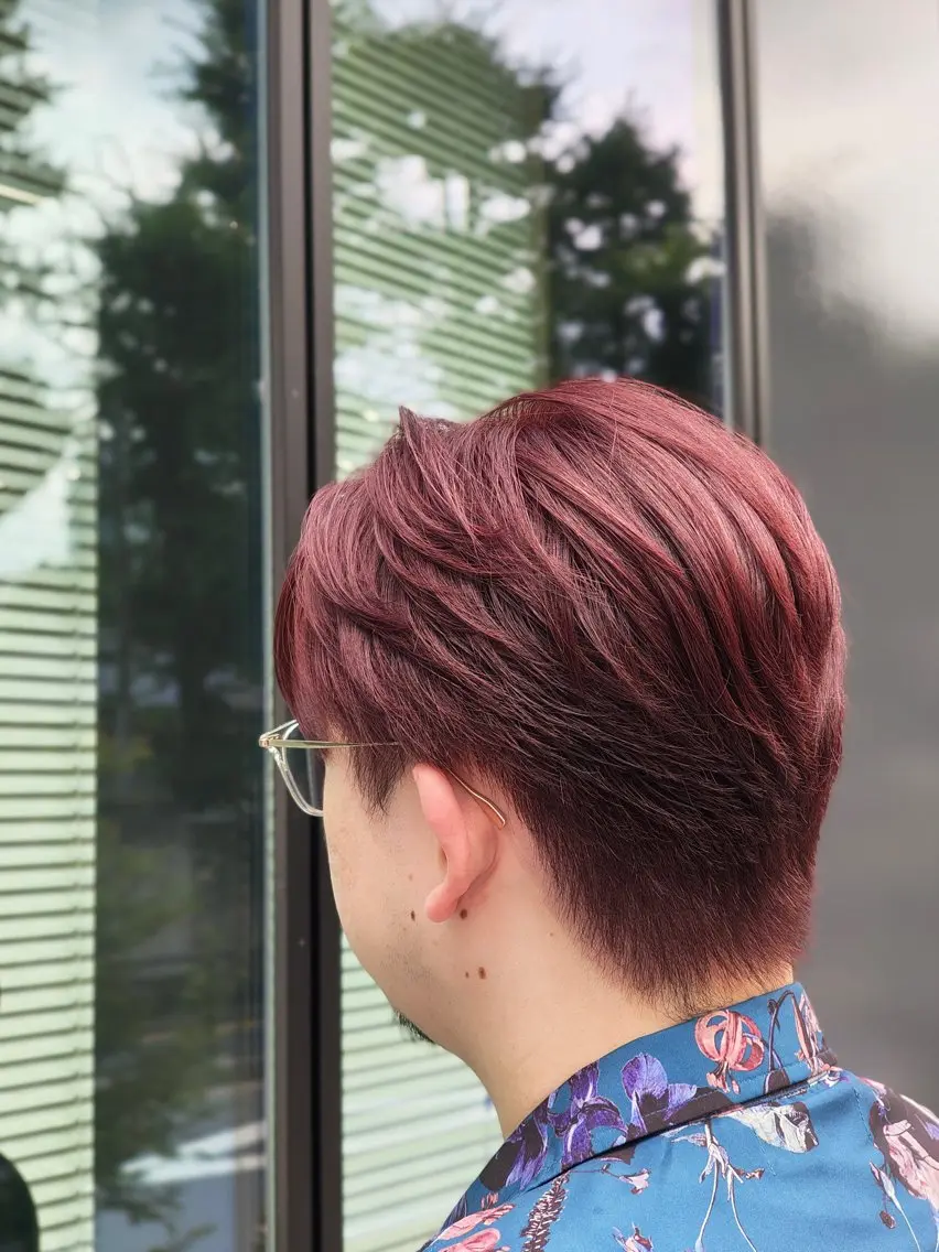 メンズ メンズブリーチ ヘアカラー トリートメント ✟ MITSUI KURUMI ✟のヘアスタイル