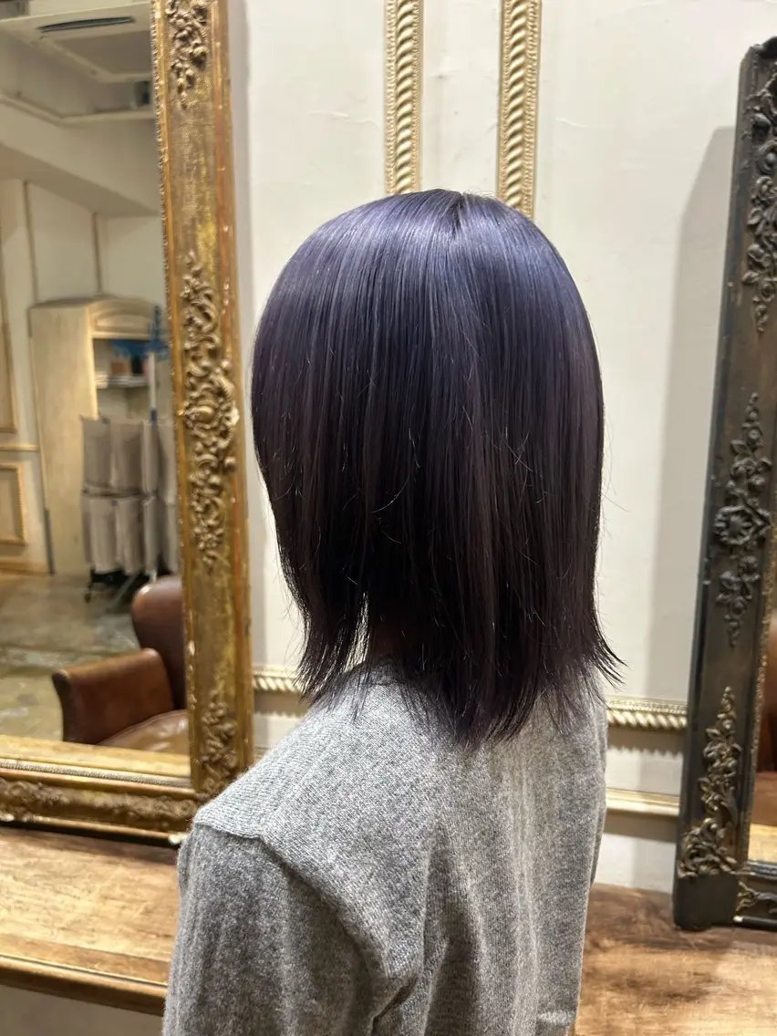 ミディアム 樋富 優香のヘアスタイル