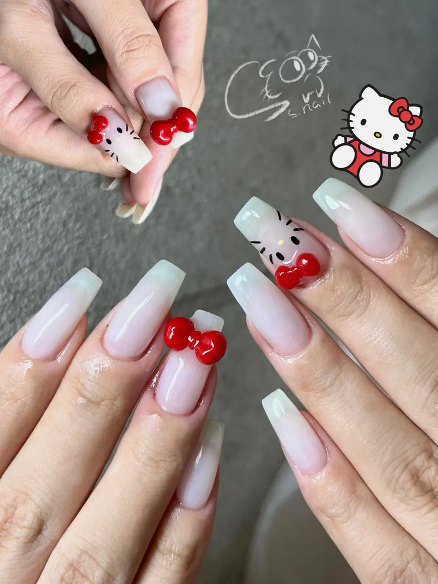 ネイル チークネイル フレンチネイル グラデーション マグネットネイル ワンカラーネイル S.nail _のネイルデザイン