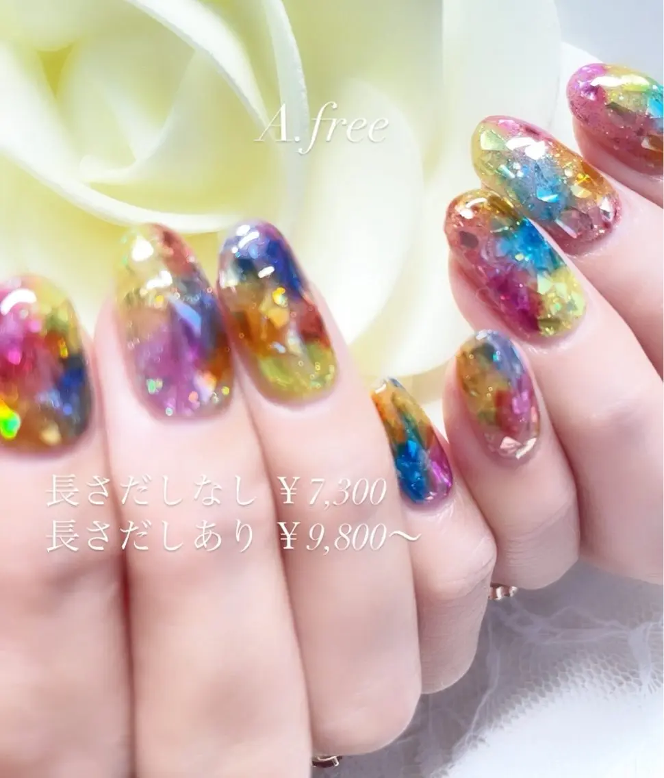 ネイル ジェルネイル A.free✧*｡ アレルギー対応✧*｡のネイルデザイン