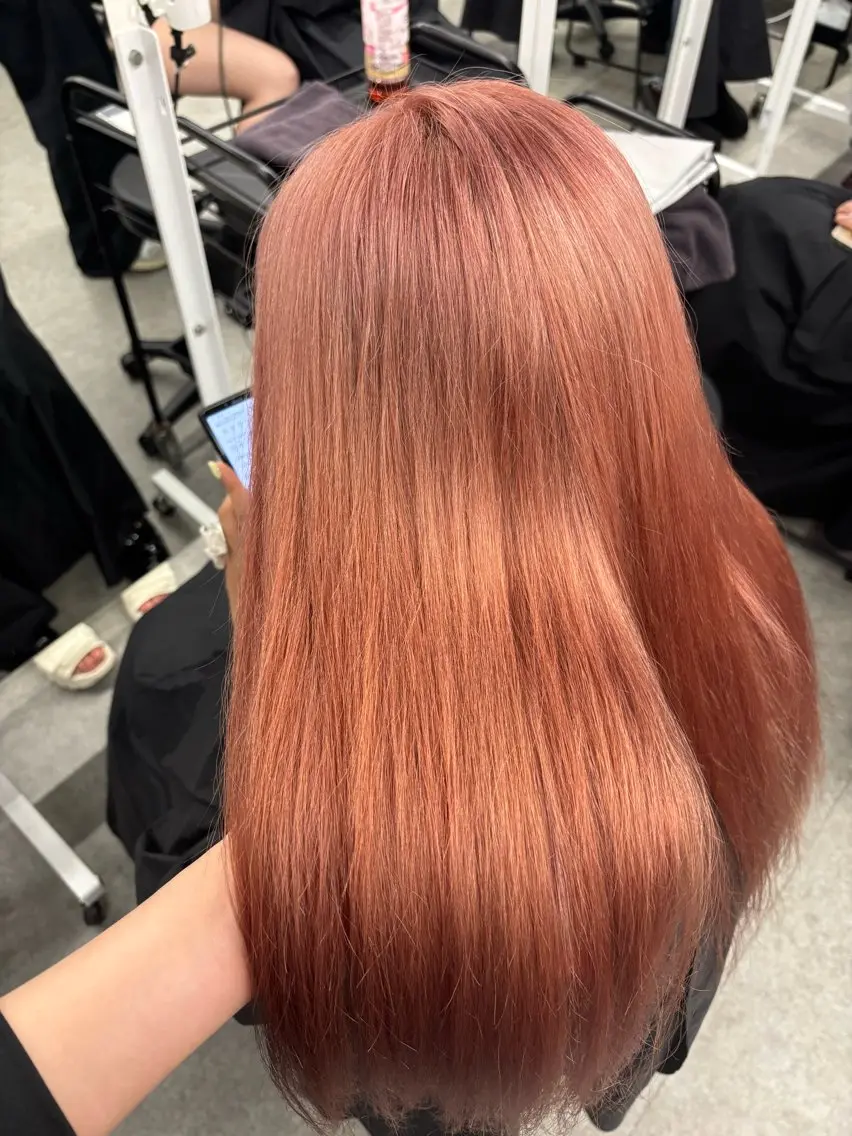 カラー ヘアカラー トリートメント ブリーチあり·なし ツヤカラー/mai‎のヘアスタイル