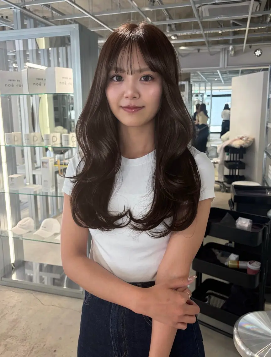 カラー カット ヘアカラー トリートメント ダブルカラー/レイヤ ーカット 🤍ゆきなのヘアスタイル