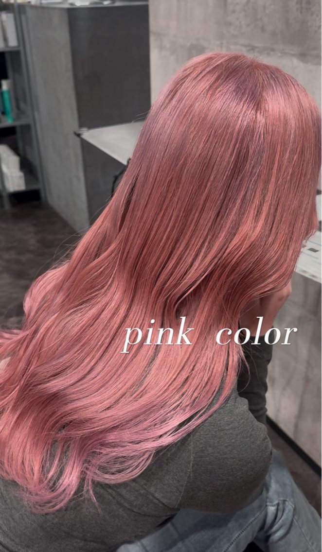 ロング カラー ヘアカラー 五味 亜有里のヘアスタイル