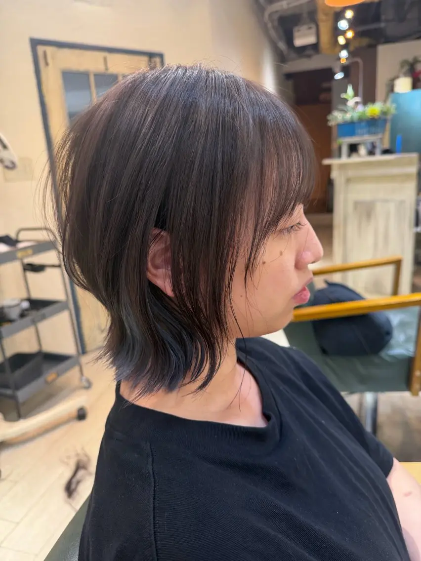 ミディアム カラー たけかわ みずきのヘアスタイル