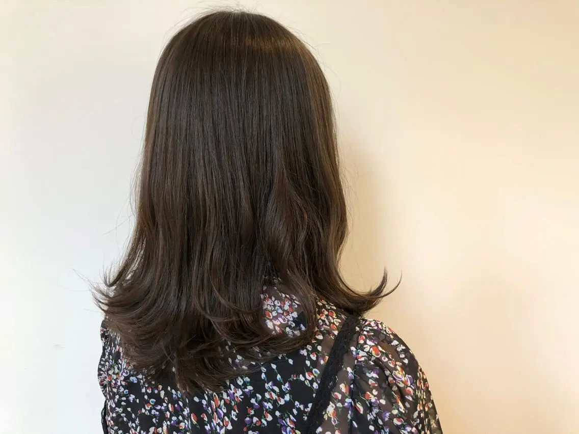 セミロング カラー ヘアカラー トリートメント LITTLE BRIO. さこのヘアスタイル