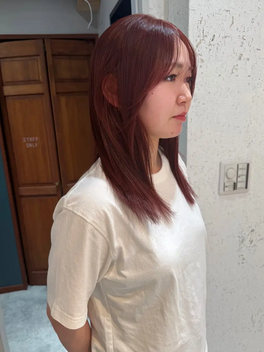 ロング カラー 似合わせカット カット ヘアカラー トリートメント mai / linoah˚✧のヘアスタイル