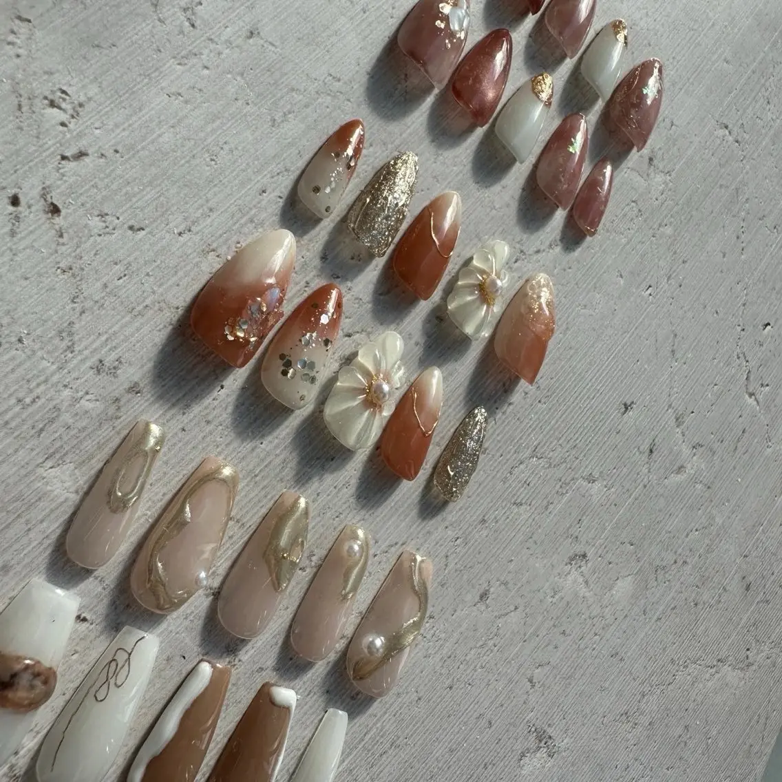 ネイル ⭐︎休業中の練習⭐︎ JNA認定講師髙橋のネイルデザイン
