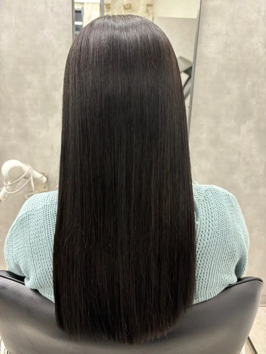 ロング カラー 髪質改善 縮毛矯正 トリートメント すぐ巻ける縮毛矯正 🍀勝倉　麗のヘアスタイル