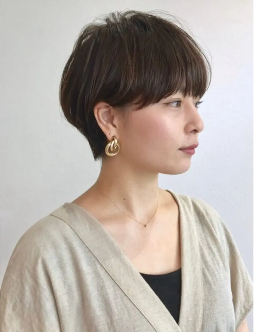 ショート 似合わせショート 森岡俊亮のヘアスタイル