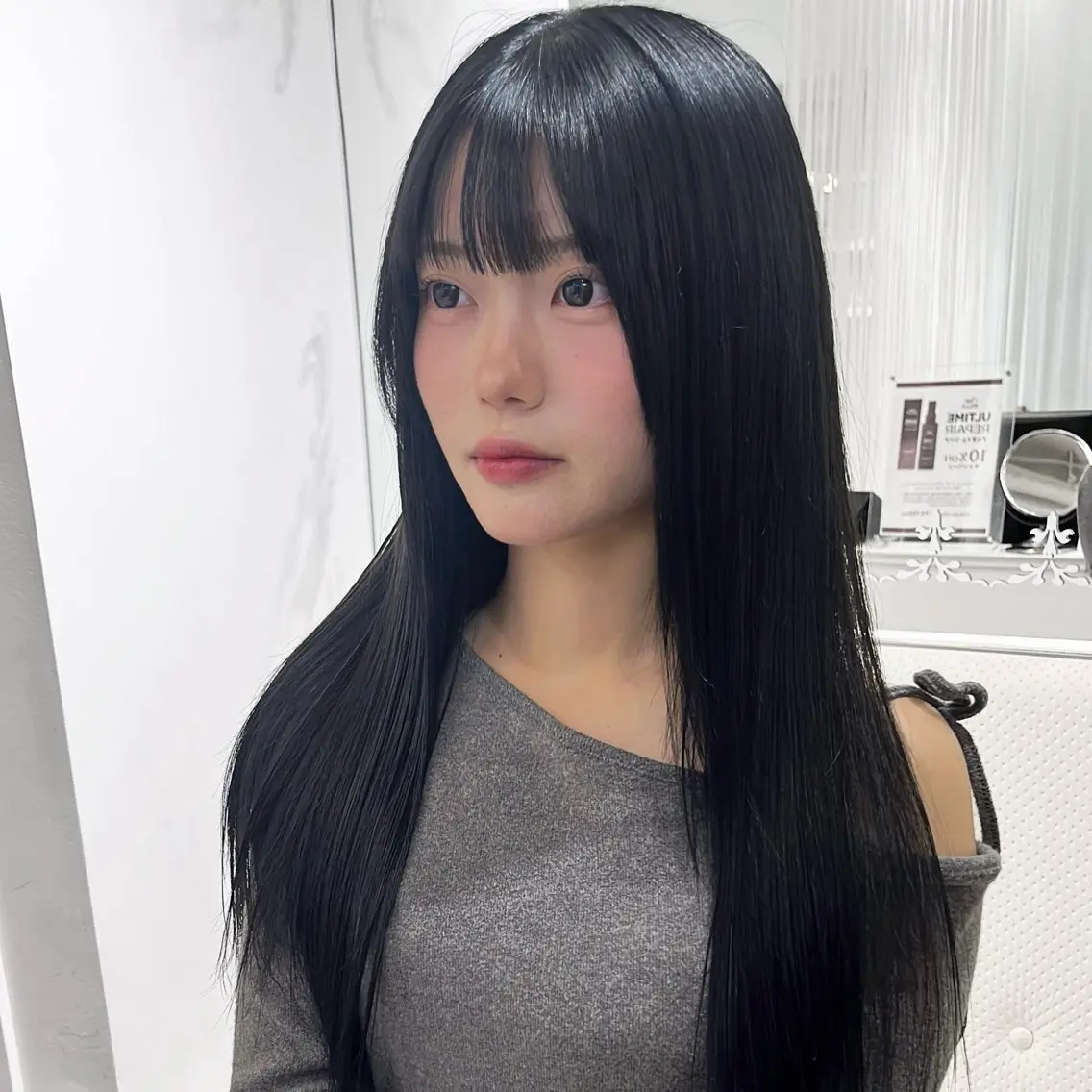 ロング カラー ヘアカラー トリートメント Parve Mix 森 美遥🩶⛓️のヘアスタイル