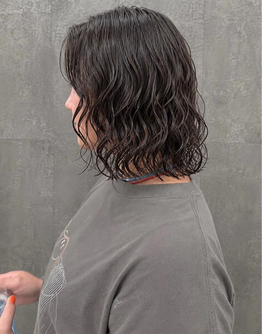 骨格矯正カット+パーマの写真