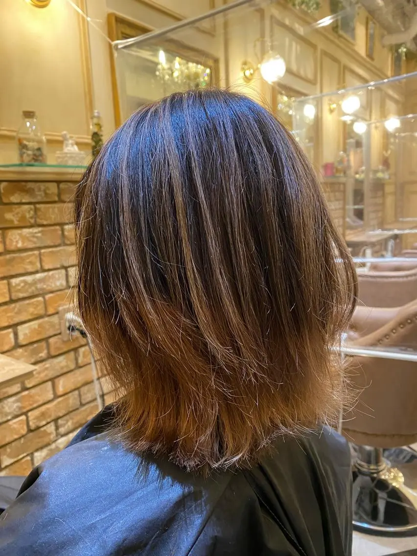 ⭐︎メンズ限定⭐︎カット+ハイライト/バレイヤージュ/デザインカラー(ケアブリーチ)の写真