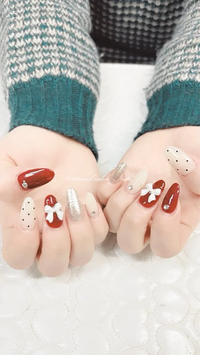 ネイル 長さ出し ロングネイル nailsalon Natuのネイルデザイン