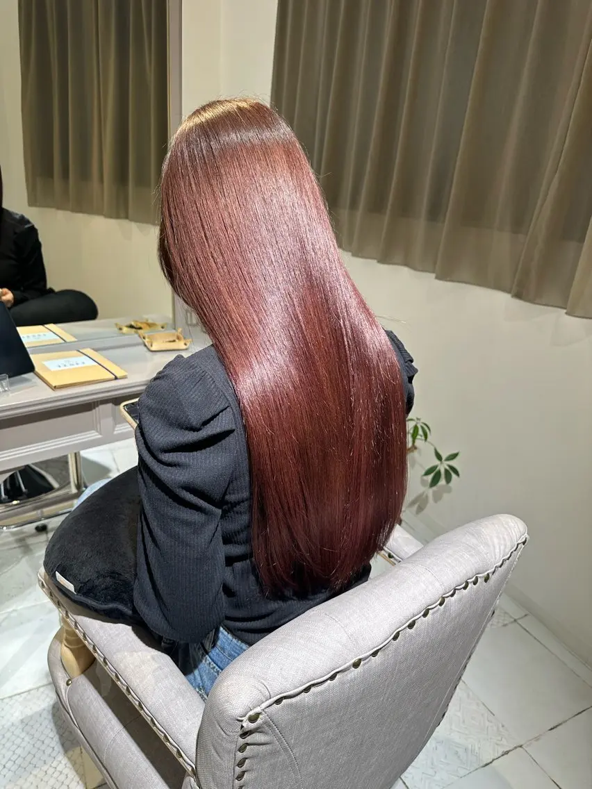 ロング カラー 北千住 髪質改善 カナのヘアスタイル