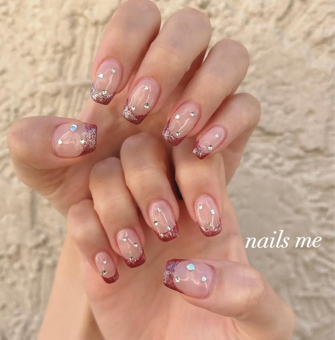 ネイル フレンチネイル ガーリー ハンドネイル nails 🎀meのネイルデザイン