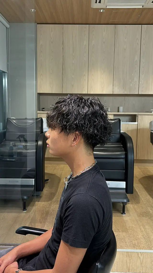 ショート パーマ カット パーマ ☀️fifth天神 英令🌙のヘアスタイル