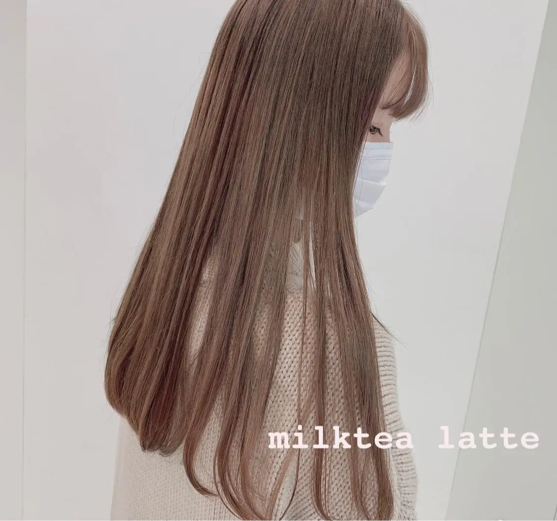 ロング カラー ヘアカラー 💗🤍透明感カラー 🤍💗kanonのヘアスタイル