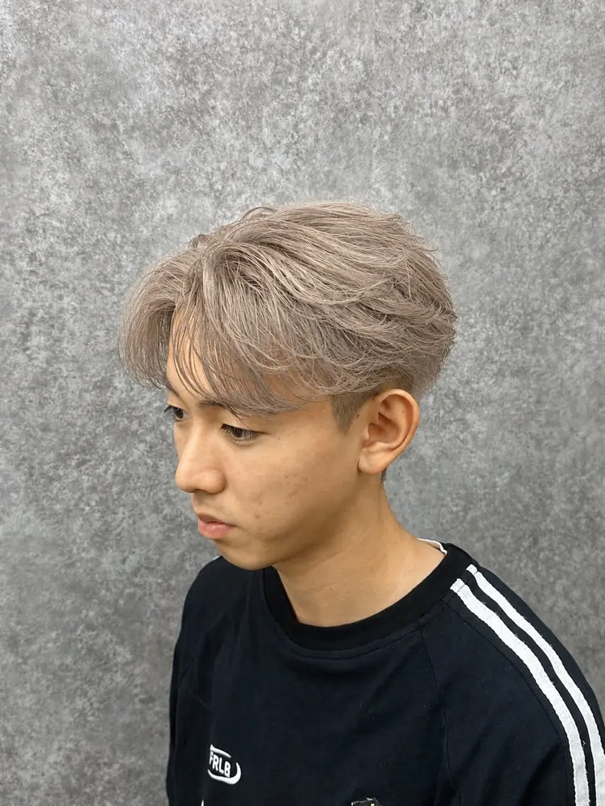 ショート カット ヘアカラー トリートメント 🔥フェザーパーマ 特化🔥勇斗のヘアスタイル