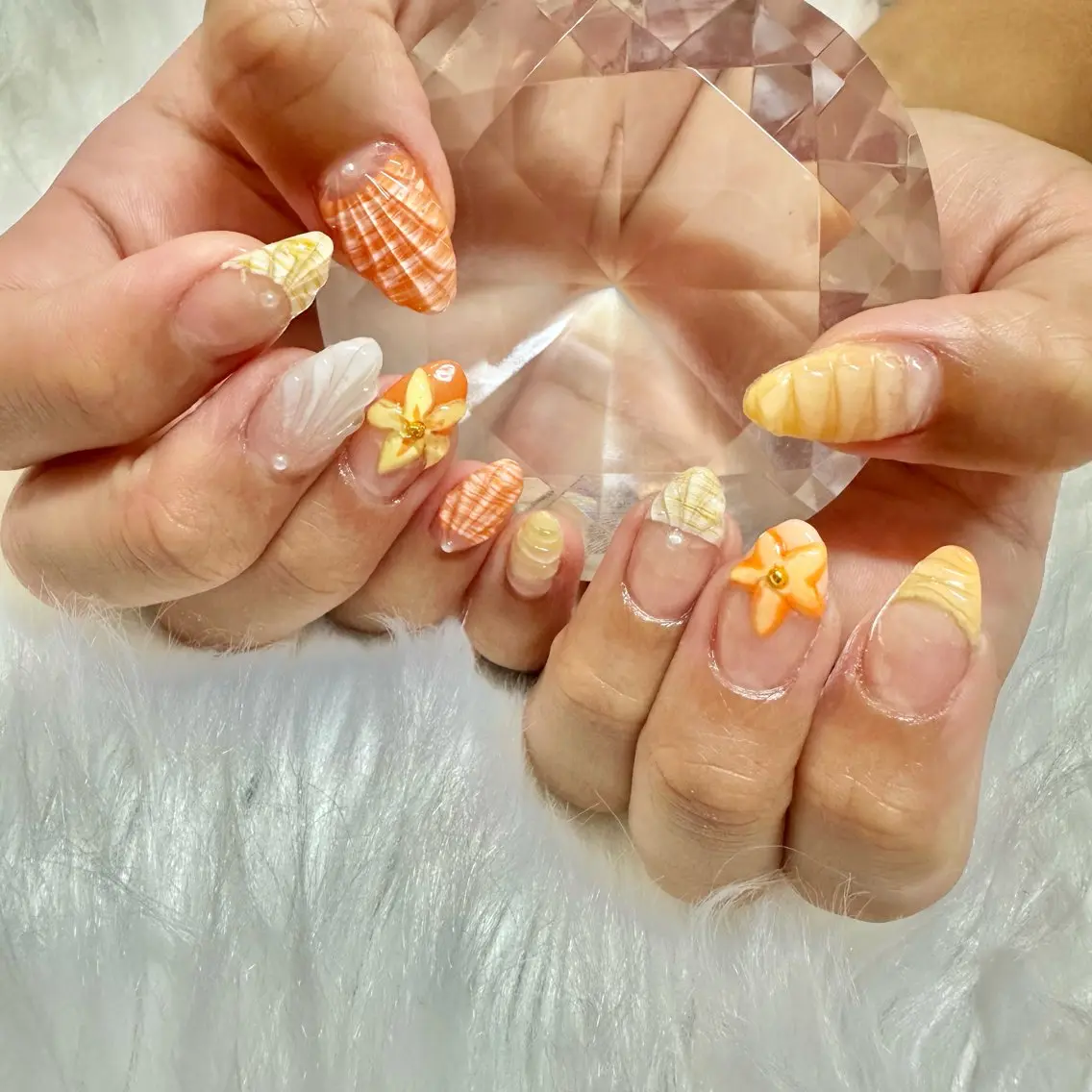 ネイル 夏ネイル ハンドネイル フットネイル 🤎CHARME NAIL🤎のネイルデザイン