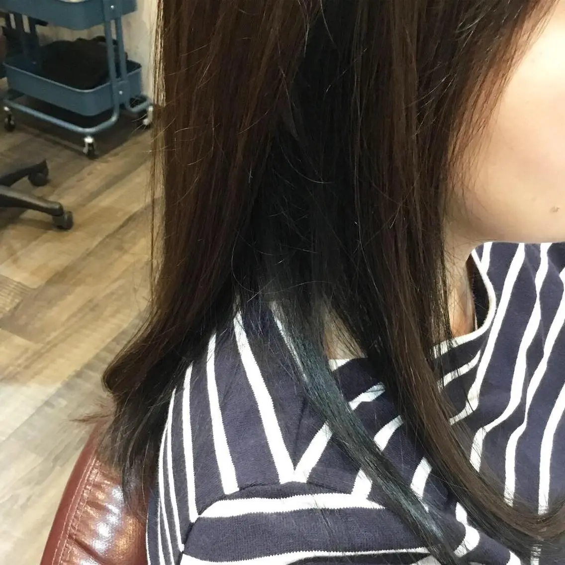 ロング カラー 金崎 新吾のヘアスタイル