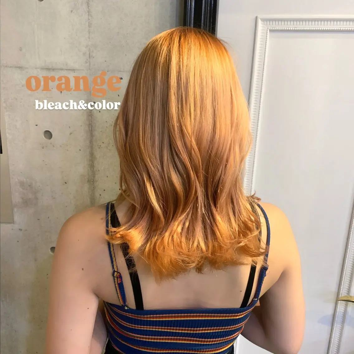 ミディアム カラー ブリーチ watanabe Yuukaのヘアスタイル